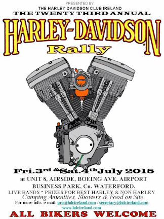 Poster For The Annual Harley Davidson Rally